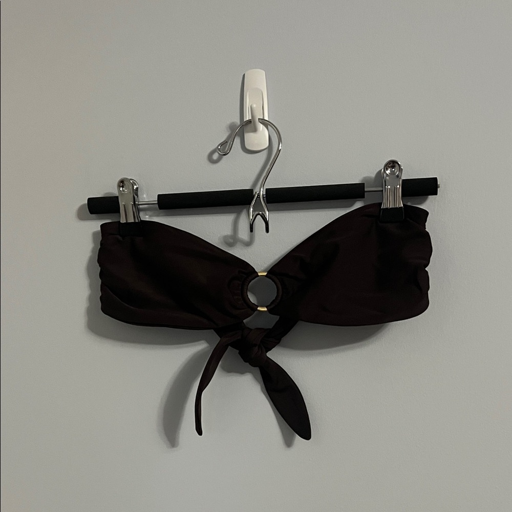 Nyud - Brown Bandeau Bikini Top